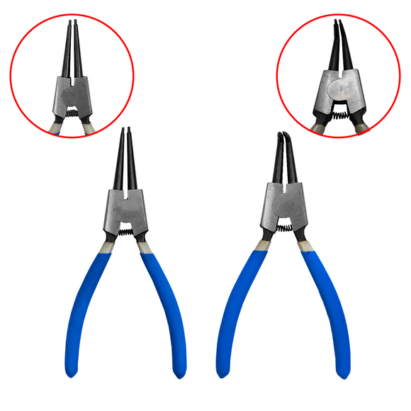 Set 4 Pinzas 7" Remueve Seguros