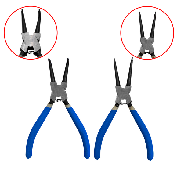 Set 4 Pinzas 7" Remueve Seguros