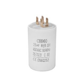 Capacitor CBB60 25?F 450 VAC 50/60 Hz II - 0