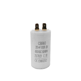 Capacitor CBB60 20?F 450 VAC 50/60 Hz II