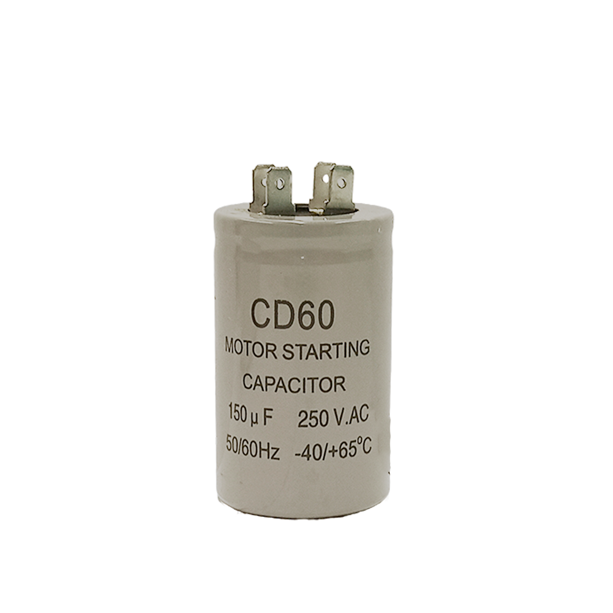 Capacitor CD60 150μF 250 VAC 50/60 Hz