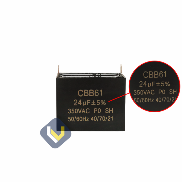 Capacitor CBB61 24uF 450 VAC 50/60 Hz (Copia)