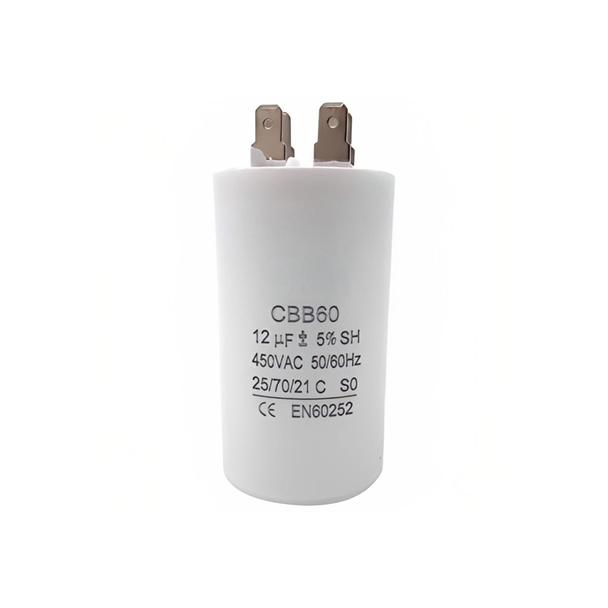 Capacitor CBB60 12μF 450 VAC 50/60 Hz