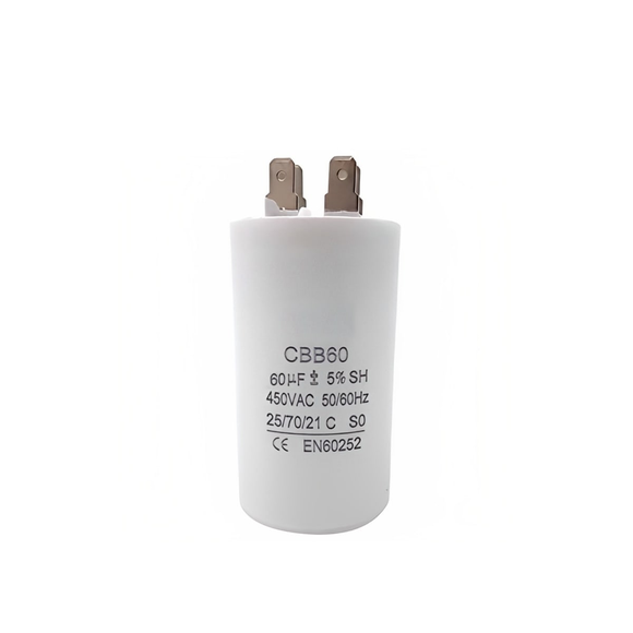 Capacitor CBB60 60?F 450 VAC 50/60 Hz