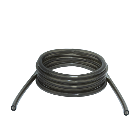 Manguera De Combustible 3,2mm x 6mm Negra Transparente