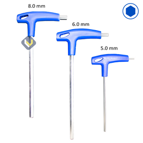 Set LLave Allen Tipo T (8 Pcs) - 0