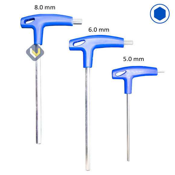Set LLave Allen Tipo T (8 Pcs)