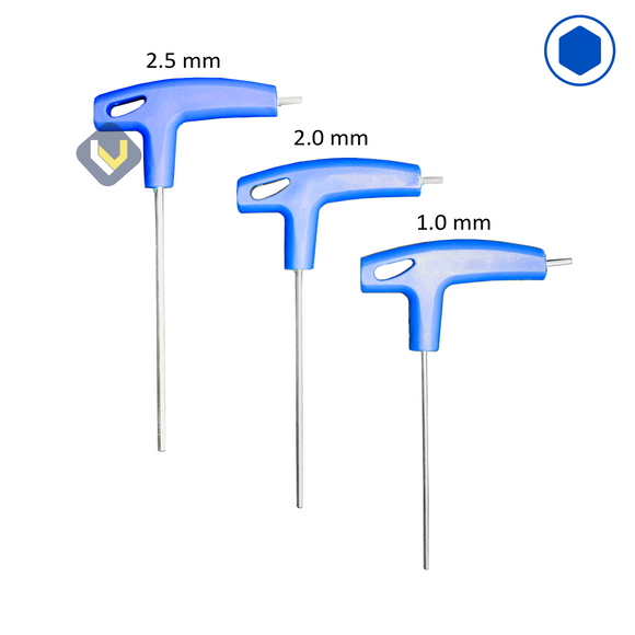 Set LLave Allen Tipo T (8 Pcs)