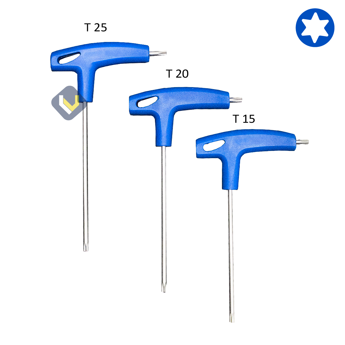 Set LLave Torx Tipo T (8 Pcs)