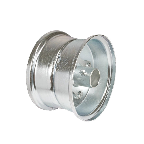 Llanta con maza Stens de 6 pulgadas compatible con Carlisle 50-660, ancho de 3 3/4 pulgadas y engrasador Zerk de 45 grados