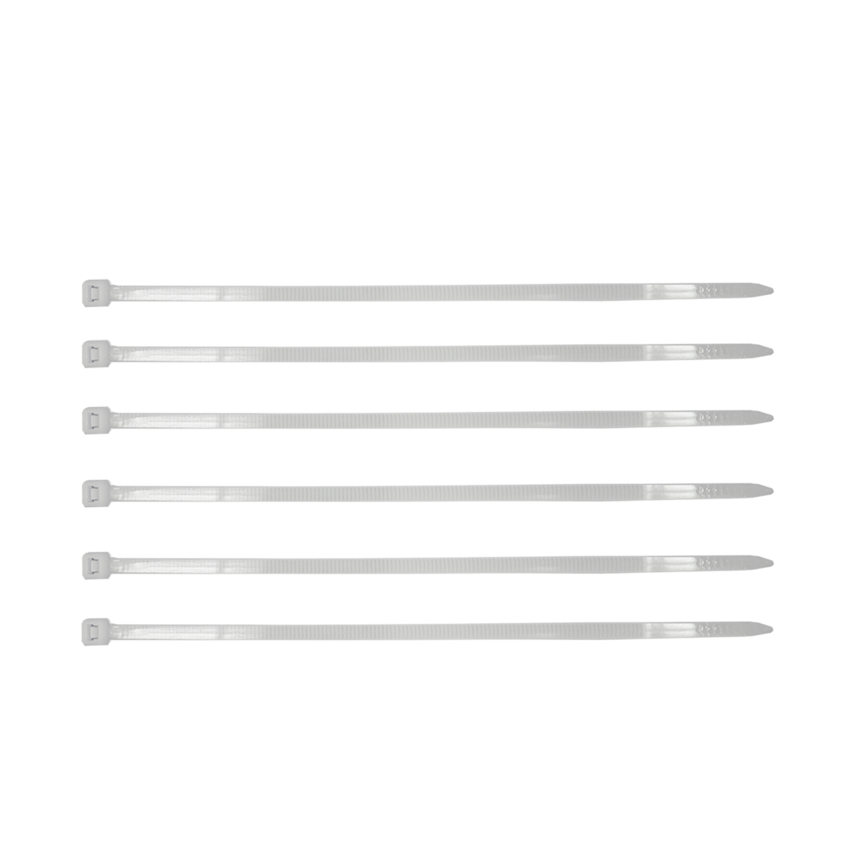 Amarra Cable 100 x 3 mm Blanco (Bolsa 100 Unidades)