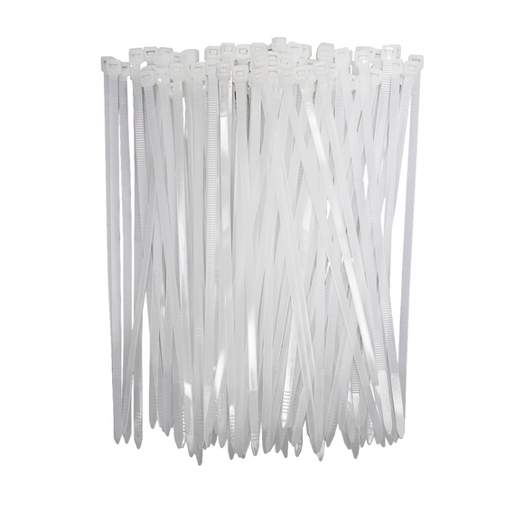 Amarra Cable 250 x 4 mm Blanco (Bolsa 100 Unidades)