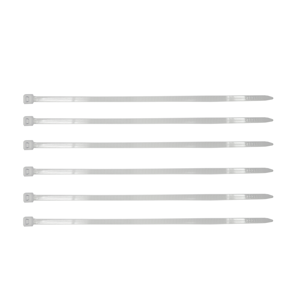 Amarra Cable 200 x 5 mm Blanco (Bolsa 100 Unidades)
