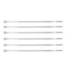 Amarra Cable 300 x 5 mm Blanco (Bolsa 100 Unidades)-1