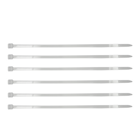 Amarra Cable 300 x 5 mm Blanco (Bolsa 100 Unidades)