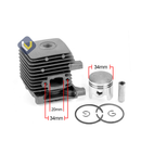 Cilindro Piston Para Desmalezadora Fs55-3