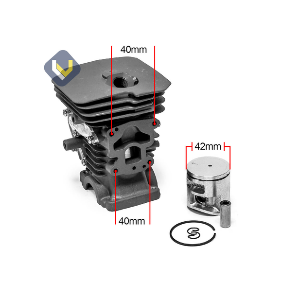 Cilindro Piston Para Motosierra 445