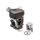 Cilindro Piston Para Motosierra 445-4