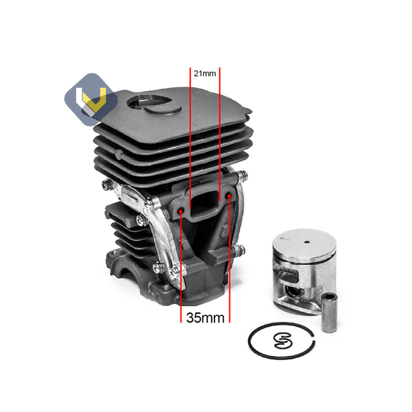 Cilindro Piston Para Motosierra 445