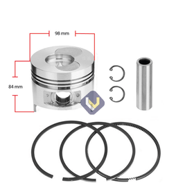 Kit Piston Anillos Para Motor 198F 98mm Std - 0
