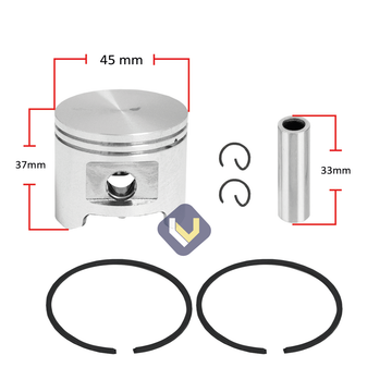 Kit Pistón Anillos Para Motosierra 353 - 0