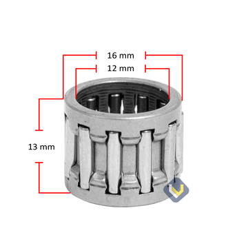 Rodamiento Agujas Para Pistón Motosierra Ms381 - 0