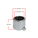 Rodamiento Biela - Pasador Compatible Motosierra Ms170-2