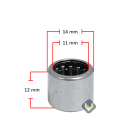 Rodamiento Biela - Pasador Compatible Motosierra Ms170 - 0