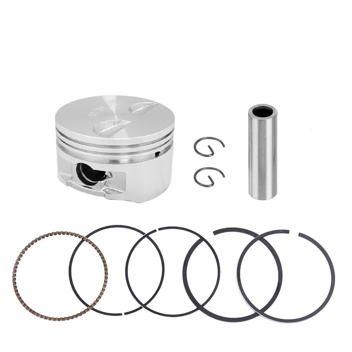 Kit Pistón Anillos Para Motor EH12 +0.25