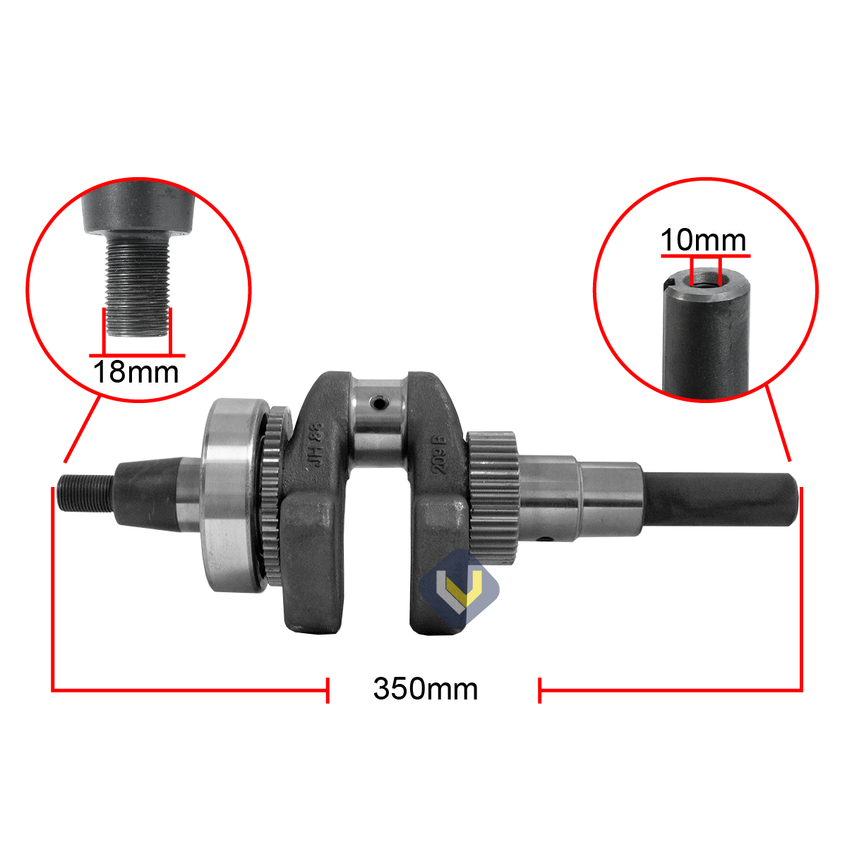 Cigueñal Para Motor 192F 42mm