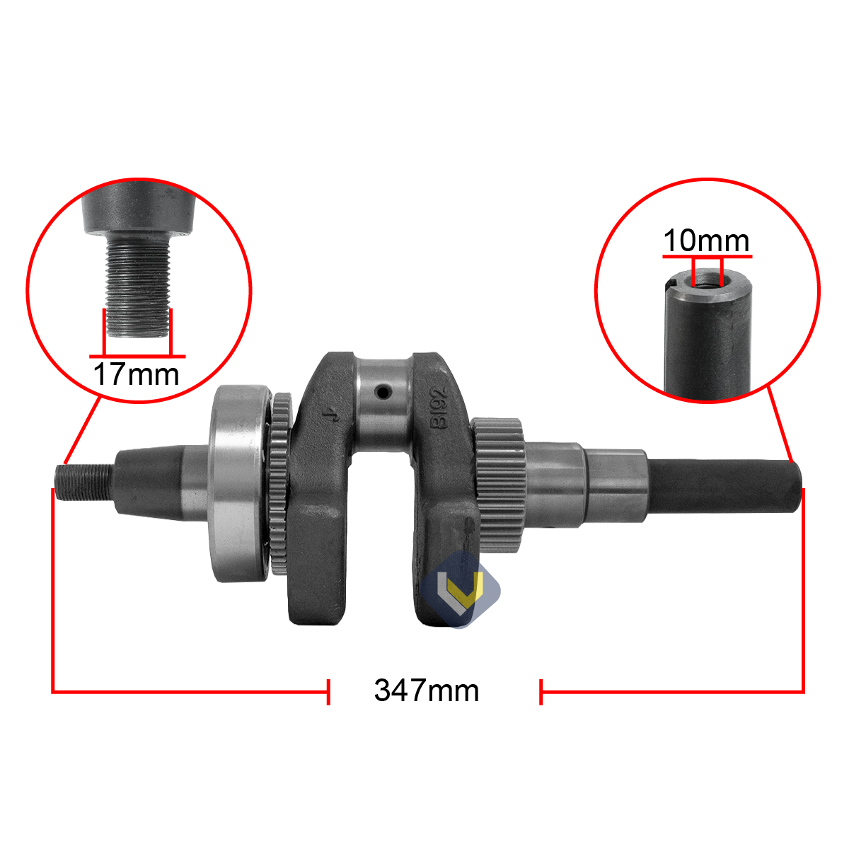 Cigueñal Para Motor 192F 43mm
