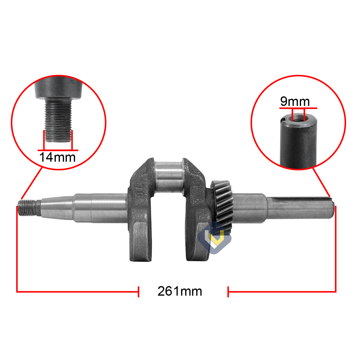 Cigueñal Para Motor Ey20 19mm