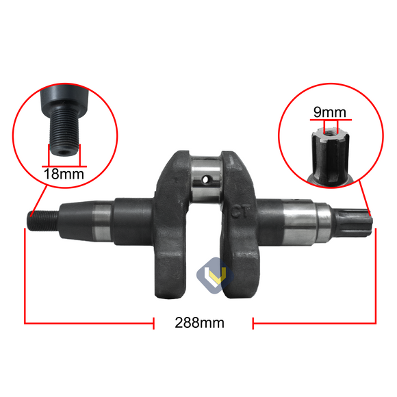 Ciguenal Para Motor 186F Eje Estriado