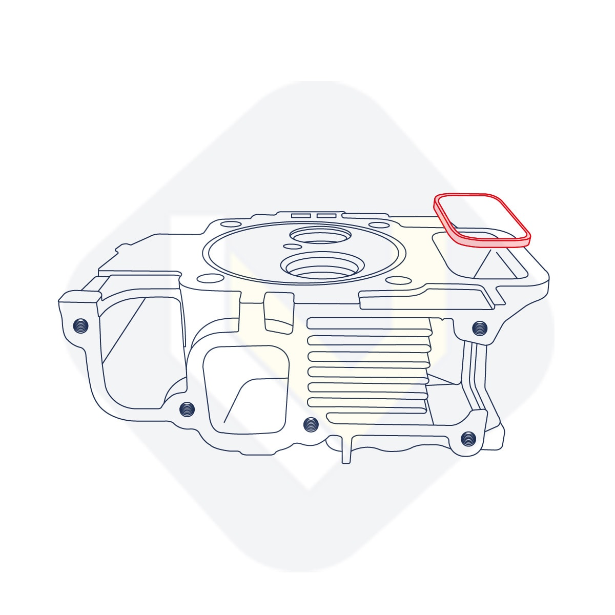 O Ring De Culata Para Motor 186F