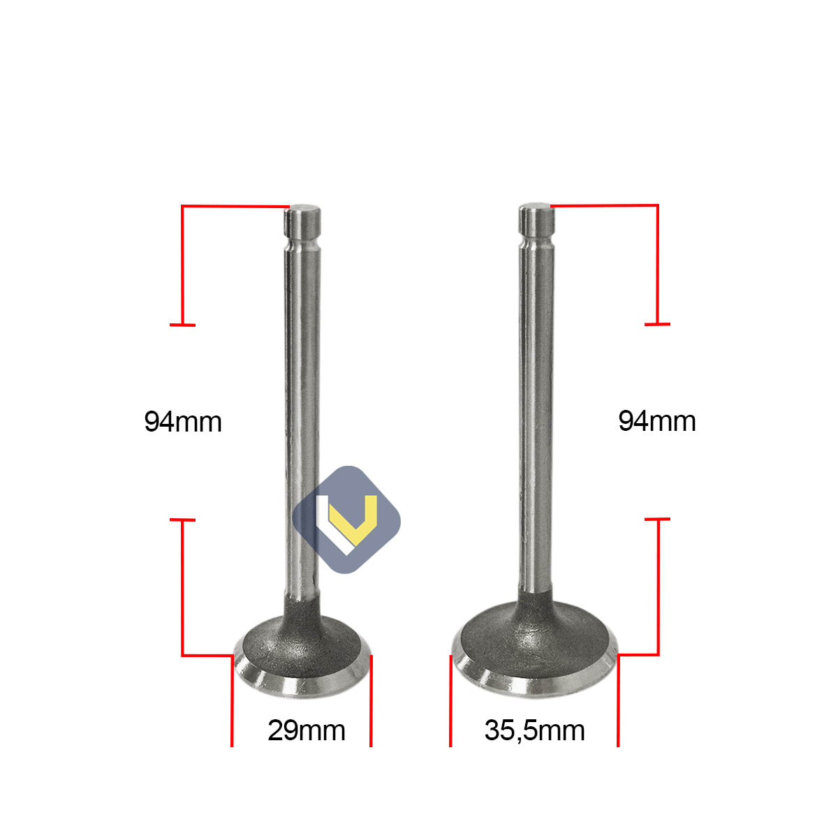 Valvula Admision Y Escape Para Motor 186F