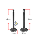 Valvula Admision Y Escape Para Motor Gx220-2