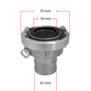 Union Storz Larga 1" Aluminio-3