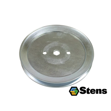 Polea de torreta Stens compatible con John Deere GX20367 y UC23728 de 7 pulgadas para tractor cortacésped