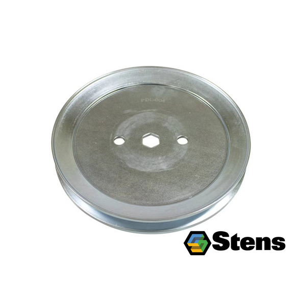 Polea de torreta Stens compatible con John Deere GX20367 y UC23728 de 7 pulgadas para tractor cortacésped
