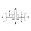 Polea Plana Stens Compatible con John Deere GY20629 y GY20110-5