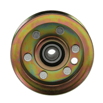 Polea plana metálica Stens compatible con Husqvarna 597025001 de 3 7/8 pulgadas con buje reductor