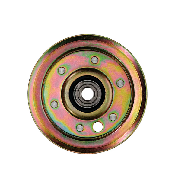 Polea plana metálica Stens compatible con Husqvarna 597025001 de 3 7/8 pulgadas con buje reductor