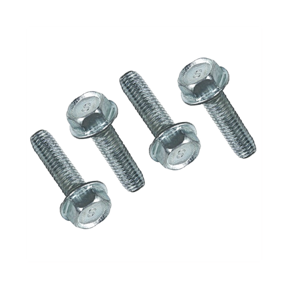 Pack de 4 pernos de torreta Stens autorroscantes de cabeza hexagonal, rosca 5/16-18, compatibles con Husqvarna 584953901