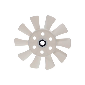 Ventilador hidrostático Stens de 10 aspas con acople estriado compatible con John Deere M809036 para tractores cortacésped