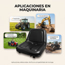 Asiento Universal para Tractor y Maquinaria con Respaldo y Doble Ajuste-3