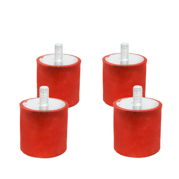 Soporte De Goma Para Cercha Vibradora (4 Unds)