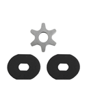 Piñon 3/8 6T Ht101-2