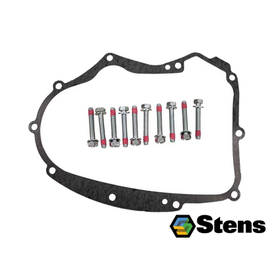 Kit de empaquetaduras de cárter Stens compatible con Briggs & Stratton 594195 y 591911, con elementos de fijación para montaje