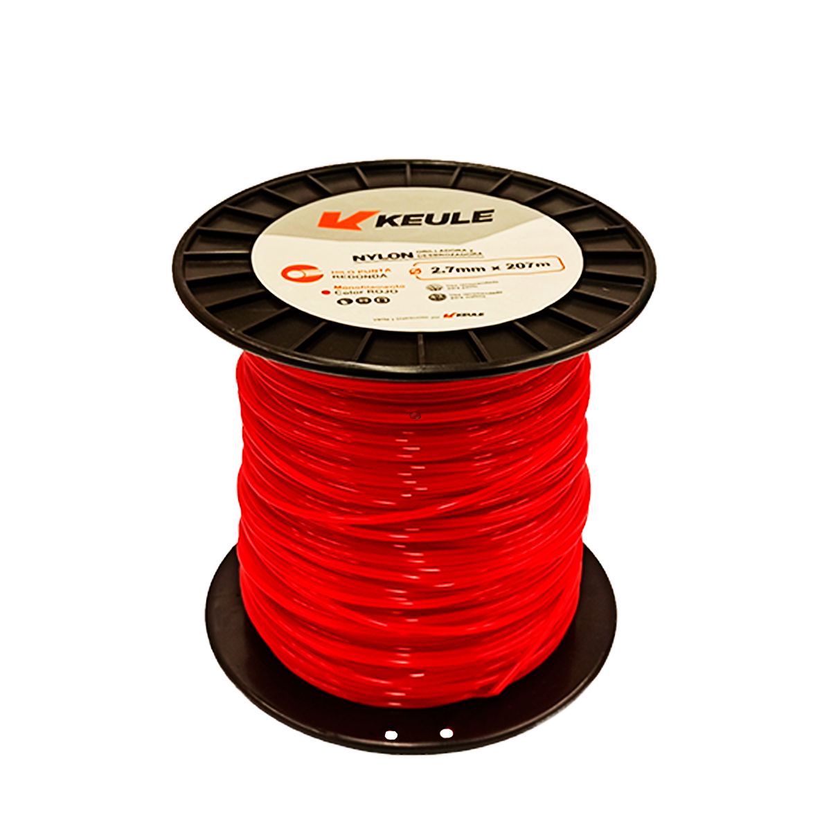 Rollo Nylon Redondo 2.7mm 207 Metros