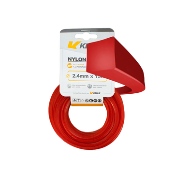 Rollo Nylon Cuadrado 2.4mm 15 Metros - 0